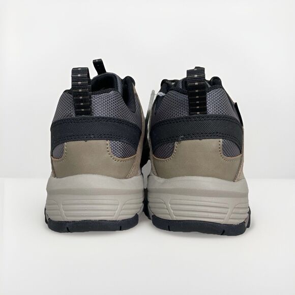 Skechers Selmen Enago Men 8.5 Hiking Shoes Tan Brown Black Waterproof Relaxed main image 2